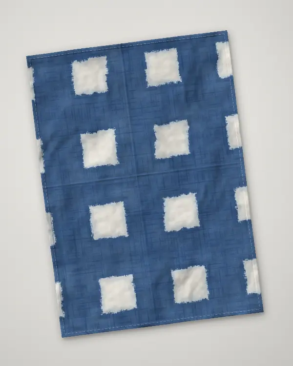 Another itajime tea towel from the same batch