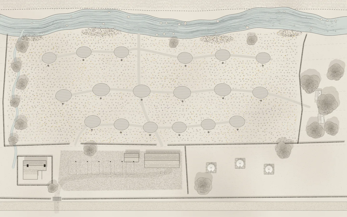 Site map showing which pitches are free on the nights you picked