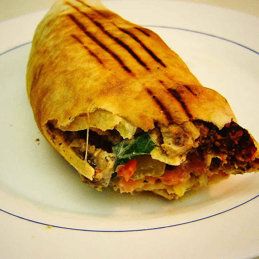 Chicken shawarma wrap