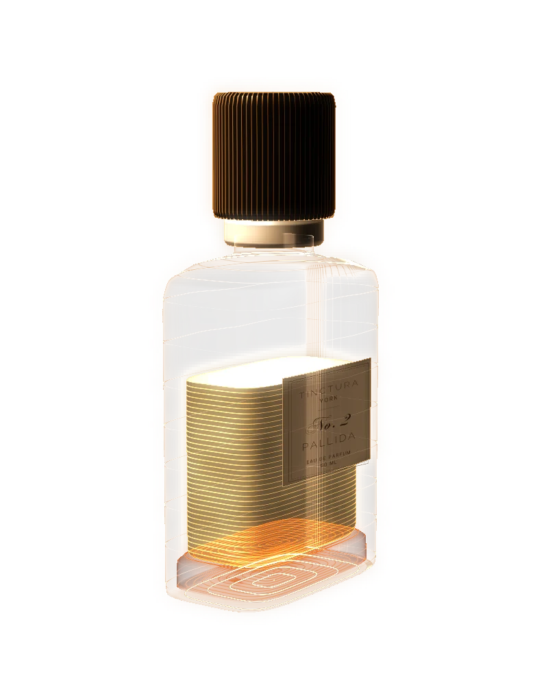 No. 2 Pallida in its bottle, label turned to the side