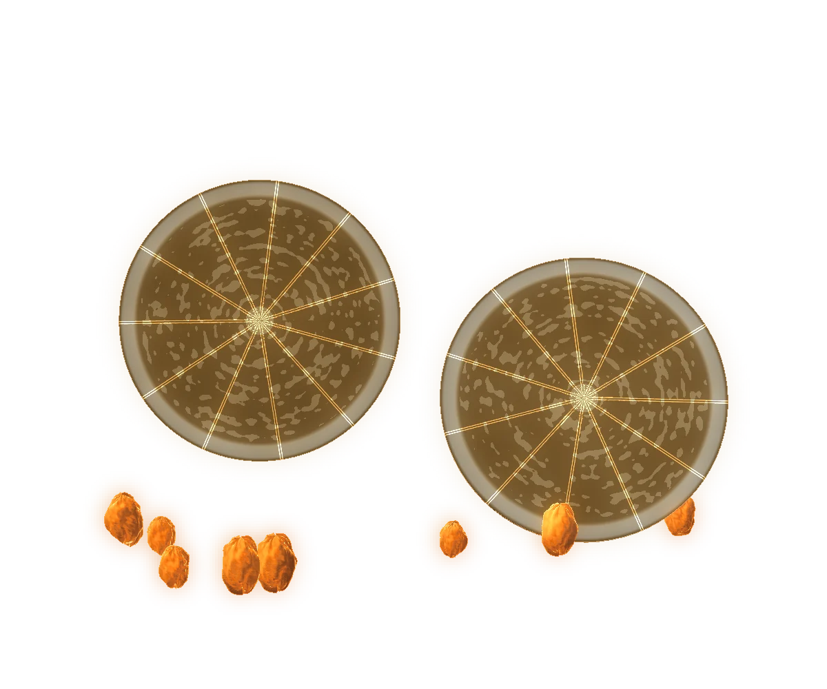 Press the peel: engraving of halved bergamots and drops of oil