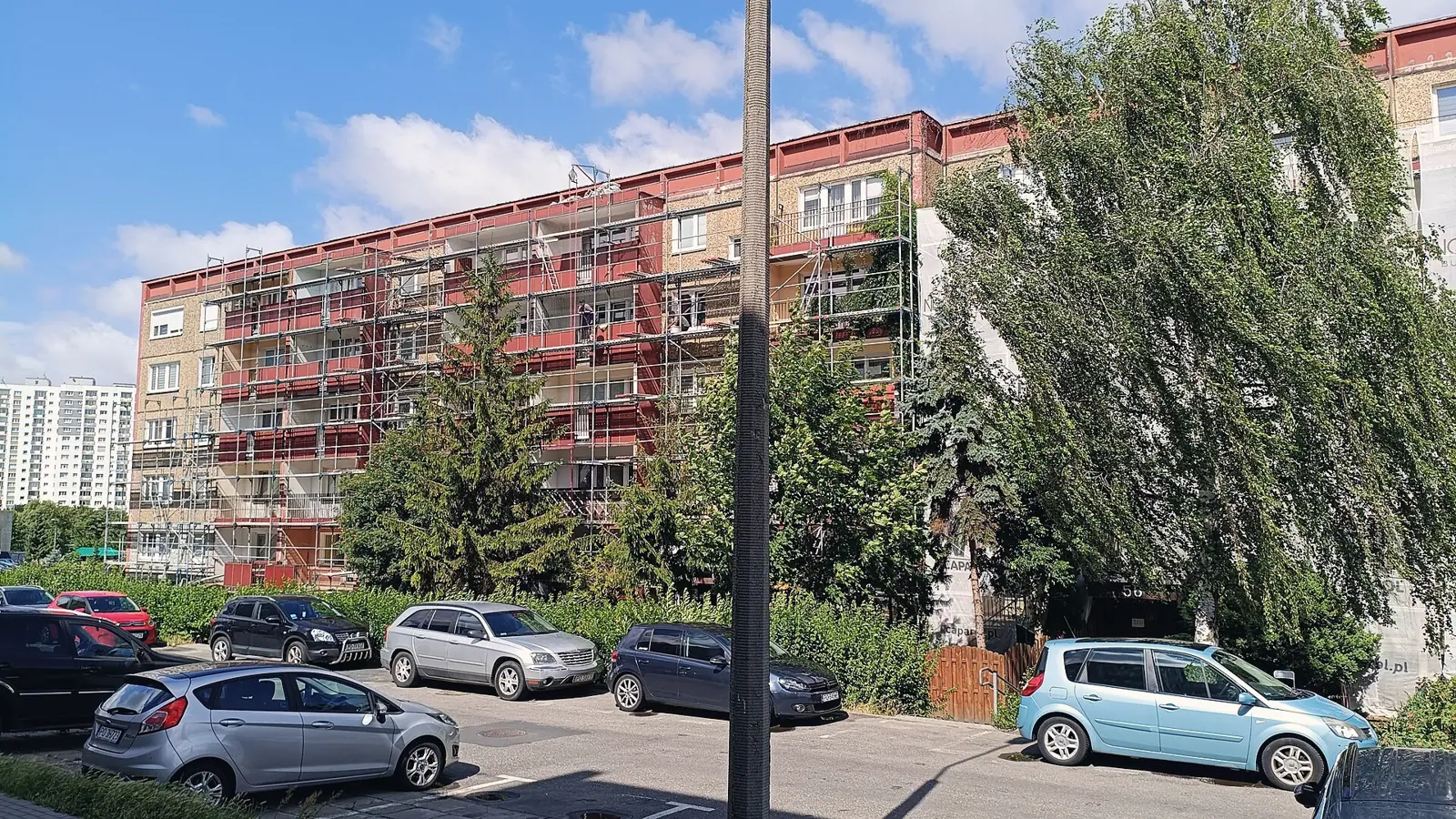 Fațada unui bloc