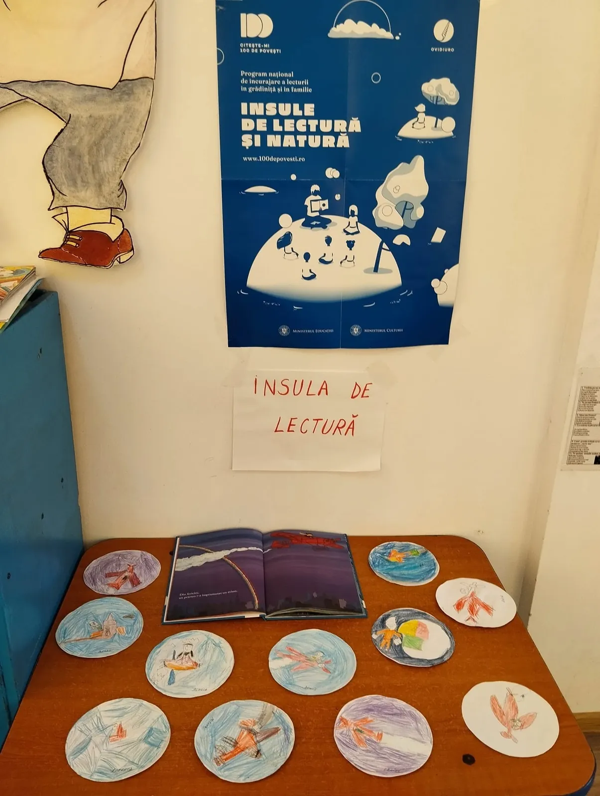 „Insula de lectură”: afiș și lucrări
