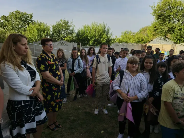 Festivitatea de deschidere 2024, curtea școlii