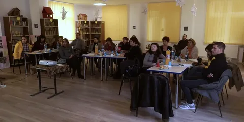 Cadre didactice la conferința de încheiere a proiectului Erasmus+