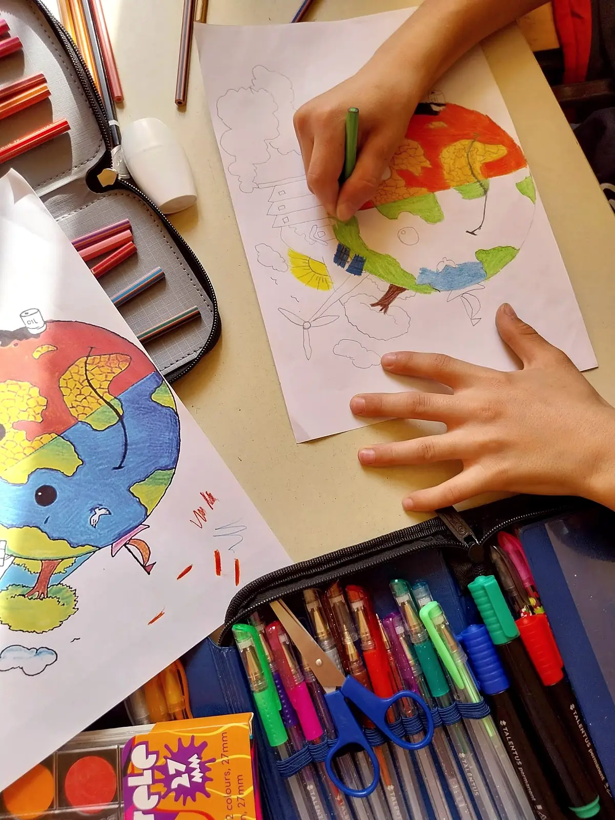 Desene în lucru, concursul regional de ecologie „Împreună pentru un viitor verde”, ed. X