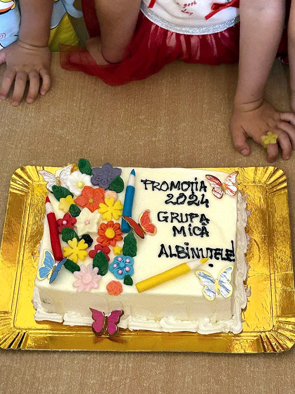 Tortul „Promoția 2024 grupa mică Albinuțele”