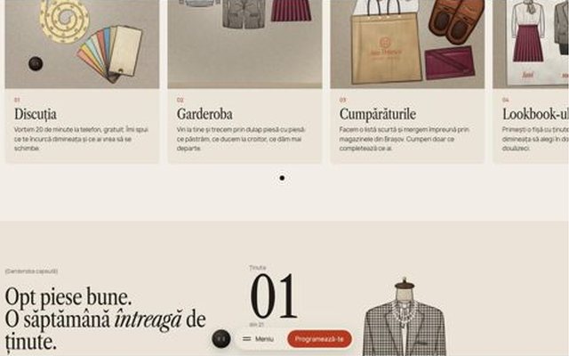 Ana Petrescu, index page, frame 2
