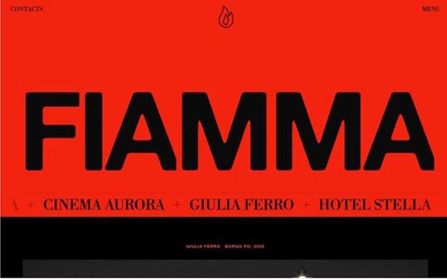 FIAMMA, index page, frame 3