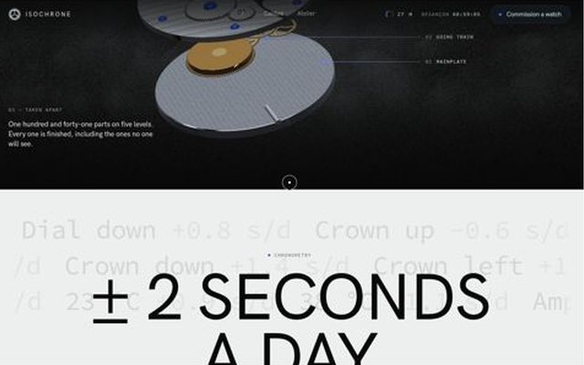 ISOCHRONE, index page, frame 2
