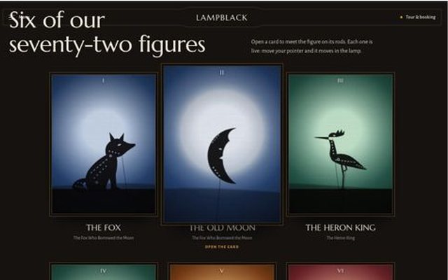 LAMPBLACK, index page, frame 5