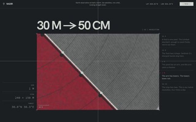 NADIR, index page, frame 3