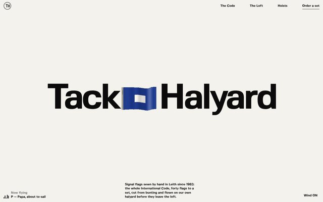Tack & Halyard: home page