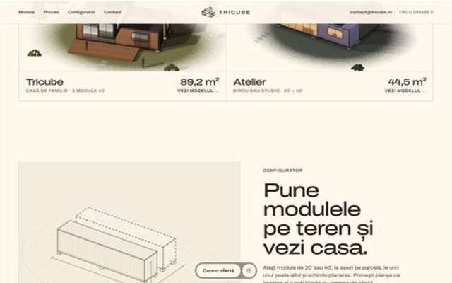 TRICUBE, index page, frame 3