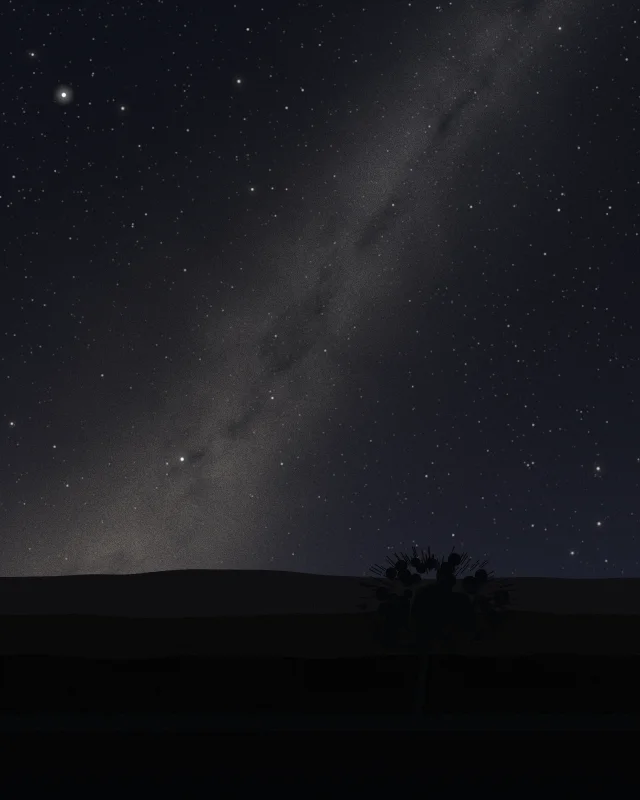 Astronomical twilight over Greenhaugh
