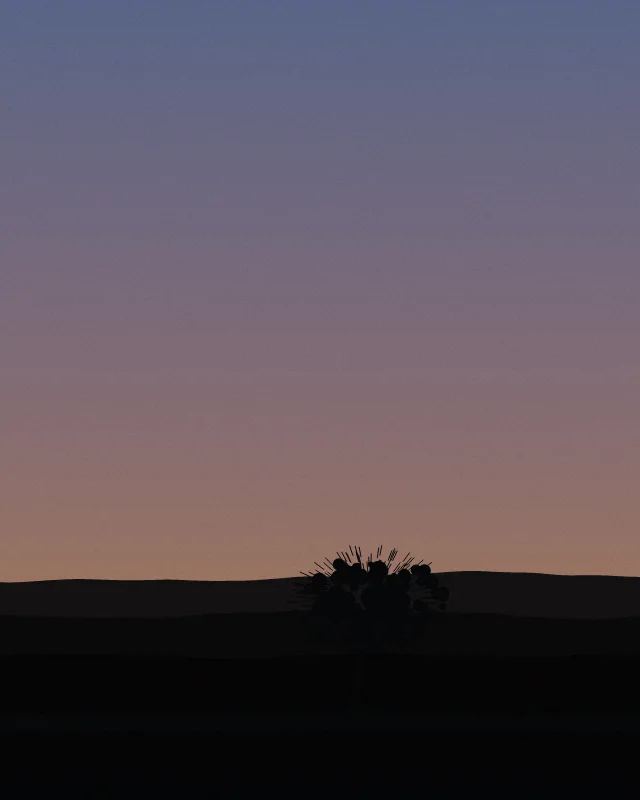 Sunset over Haltwhistle