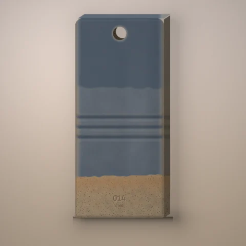 Test tile 014, Slate Matte: matte