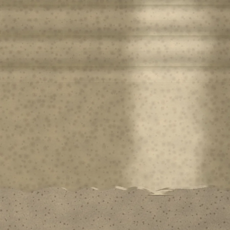Detail of tile 018: thrown grooves and the dip line