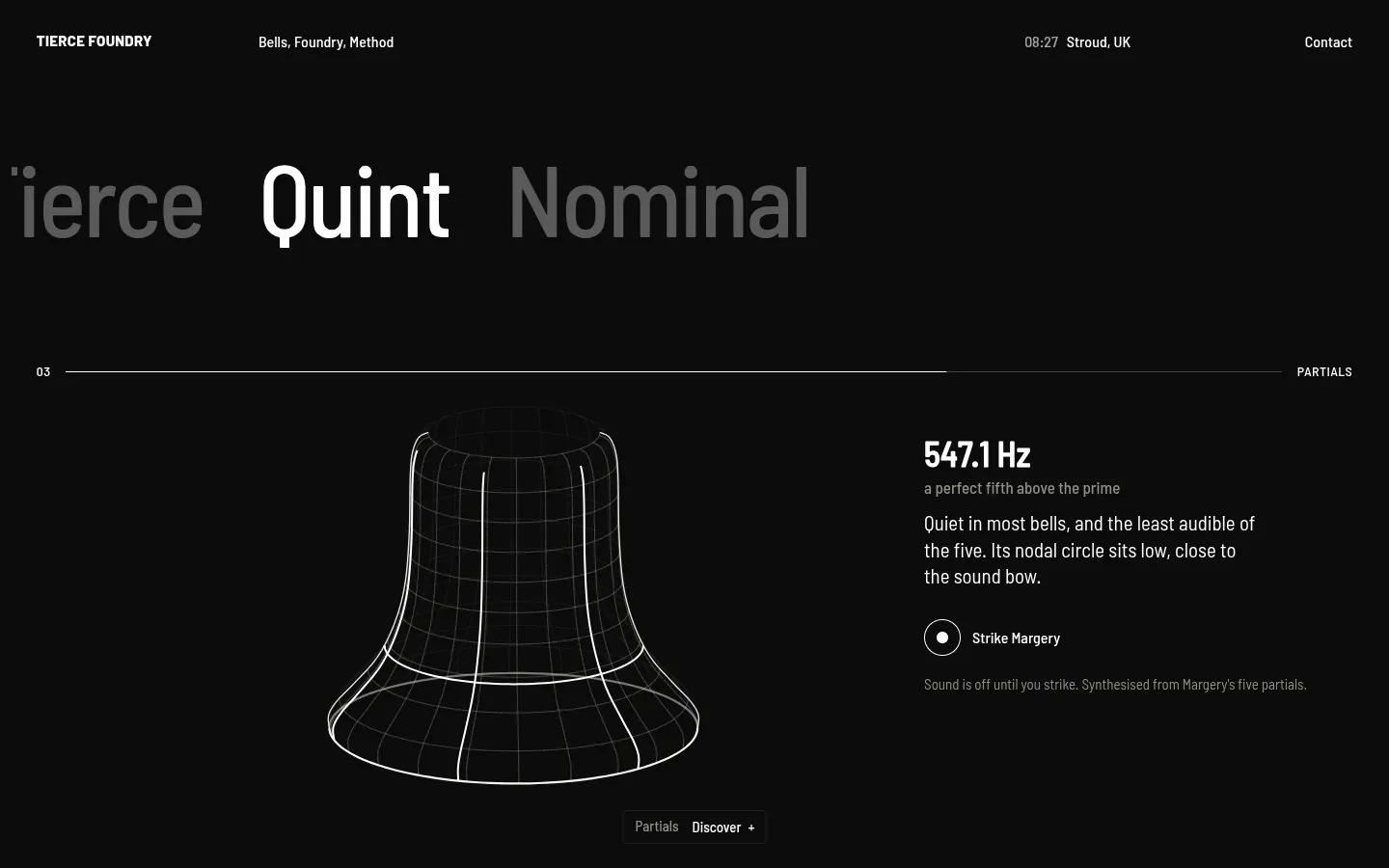 TIERCE FOUNDRY: a screen further down the page