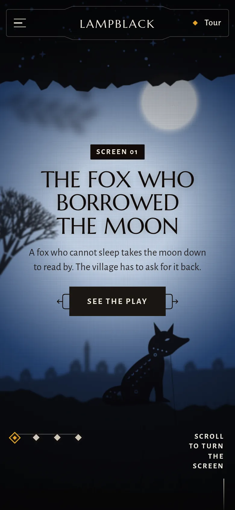 LAMPBLACK: the first screen on a phone