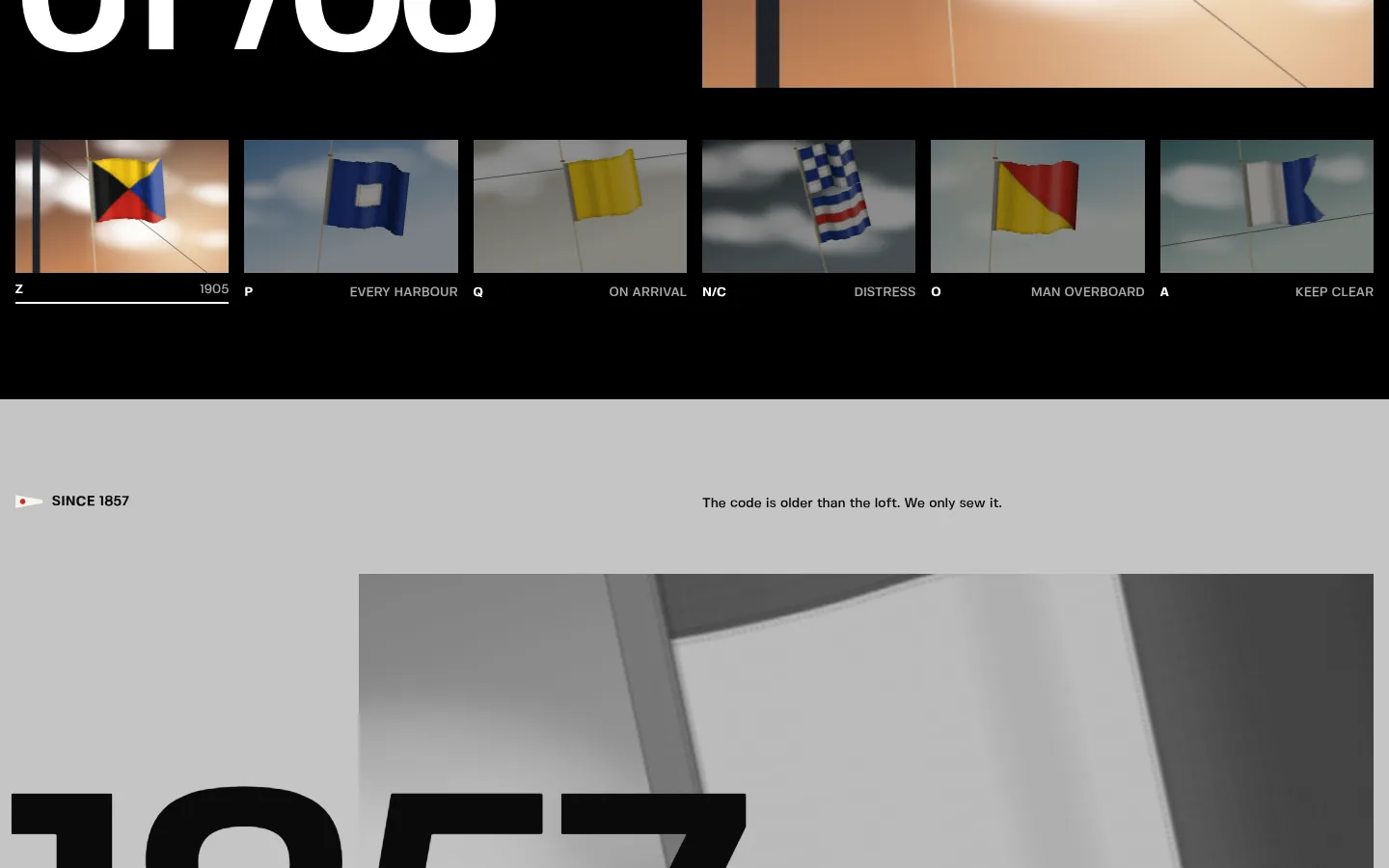 TACK & HALYARD: a screen further down the page