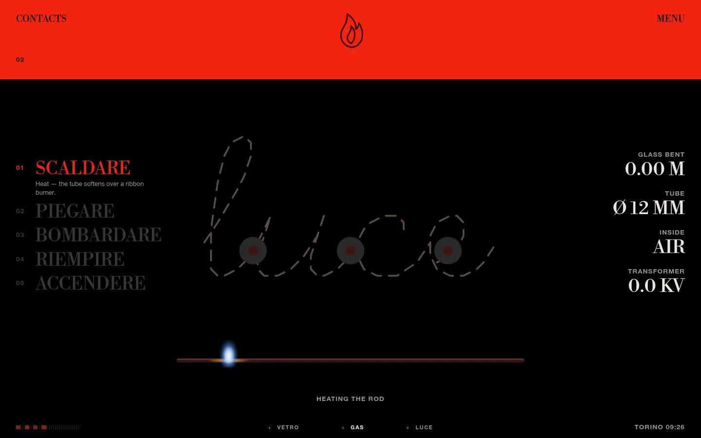 FIAMMA: a screen further down the page