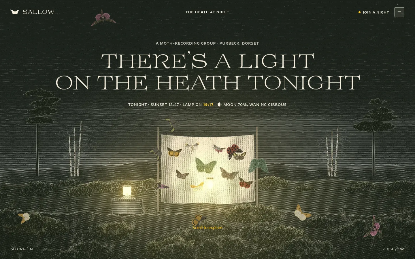 SALLOW: the first screen