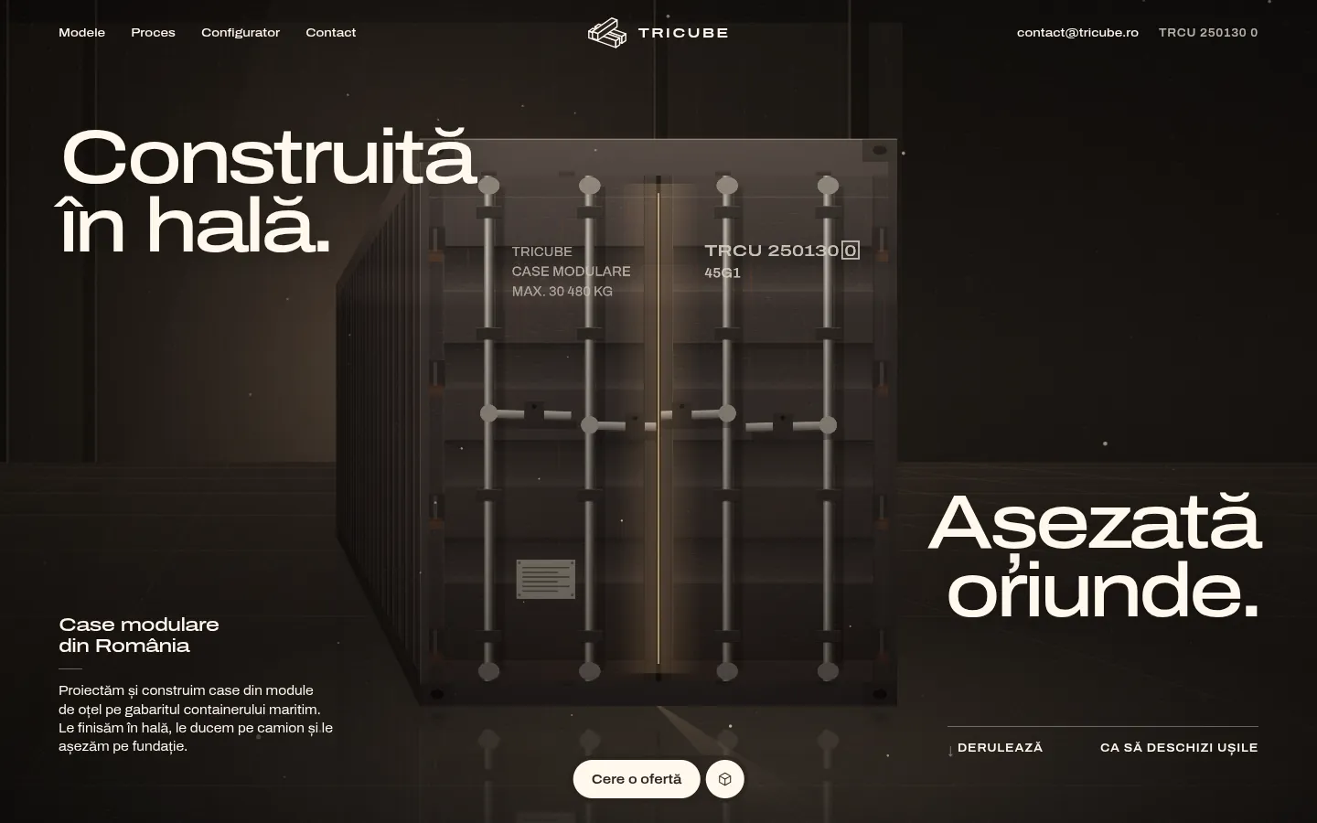 TRICUBE: the first screen