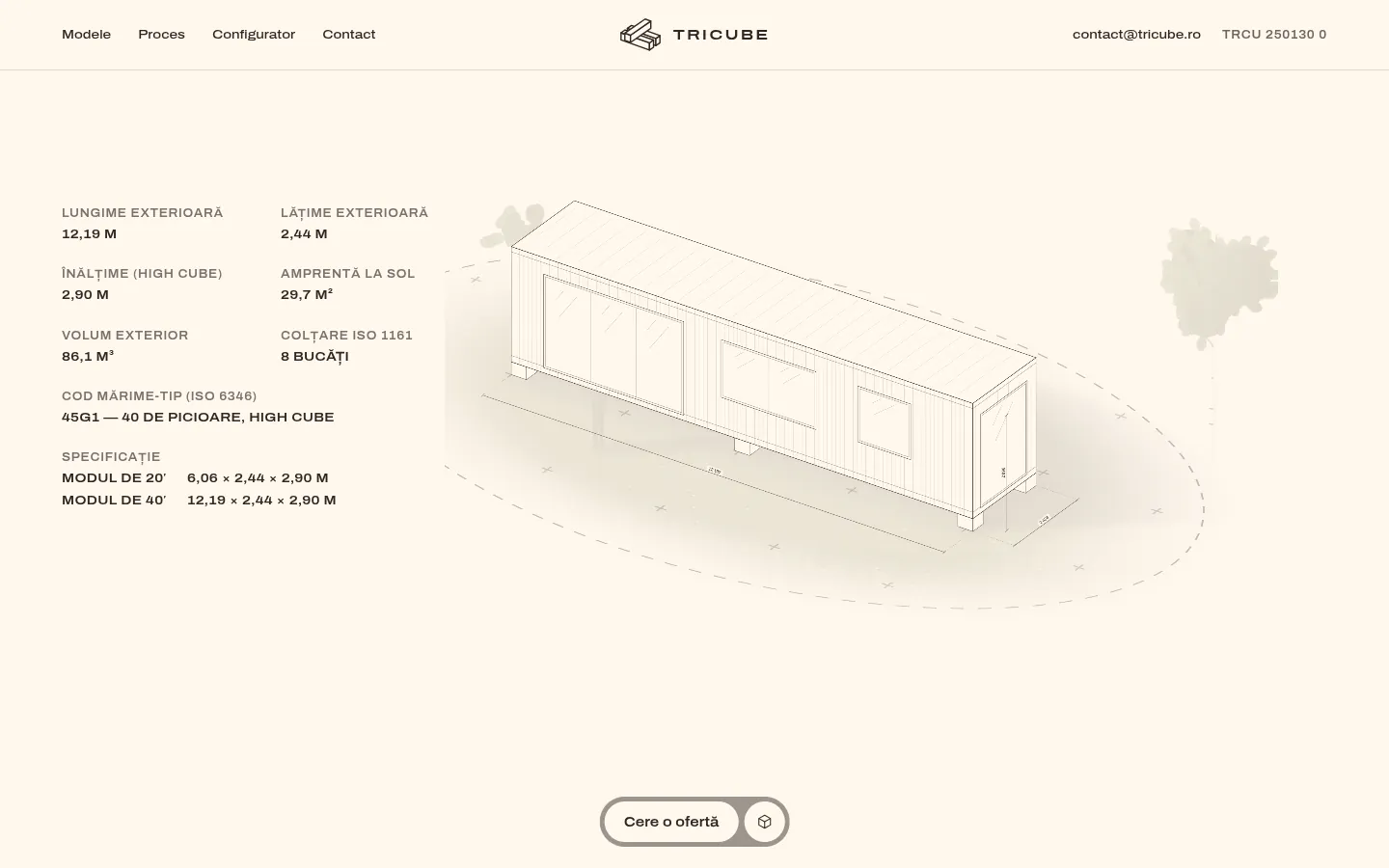 TRICUBE: a screen further down the page