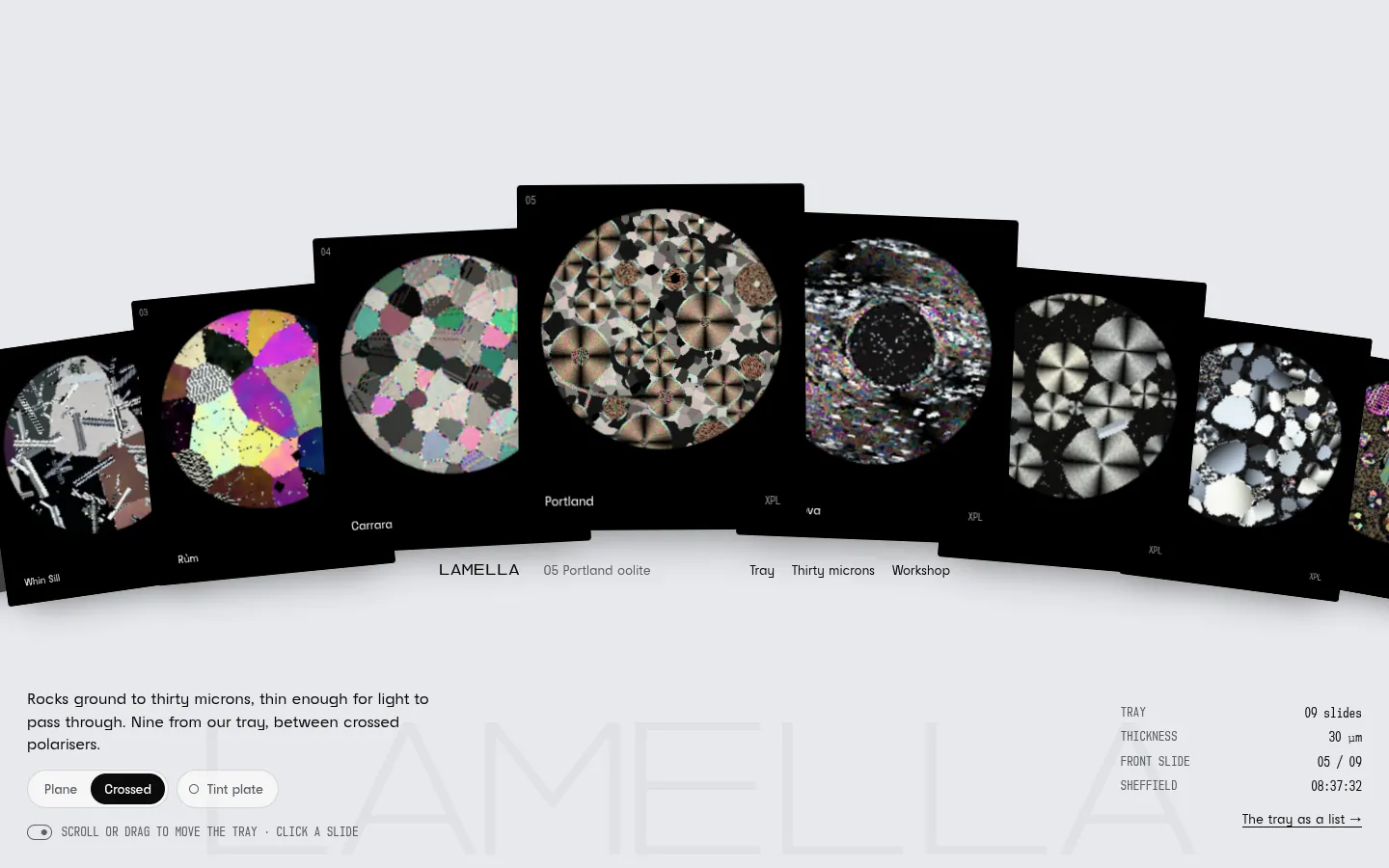 LAMELLA: the first screen