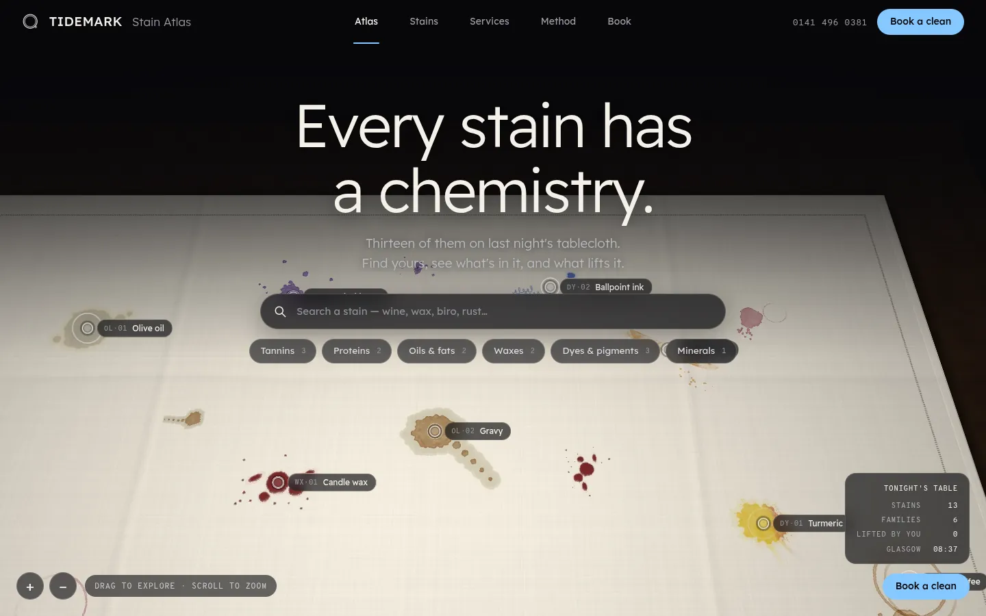 TIDEMARK: a screen further down the page