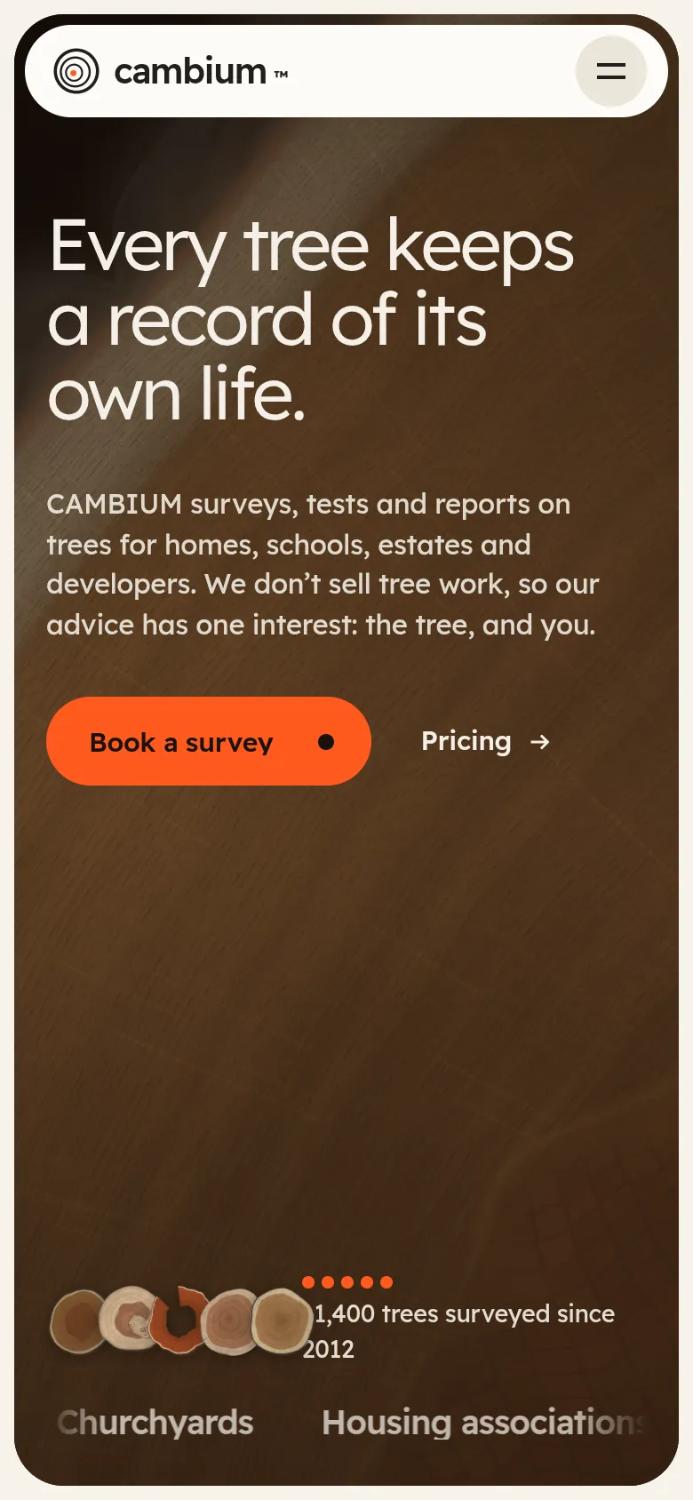 CAMBIUM: the first screen on a phone