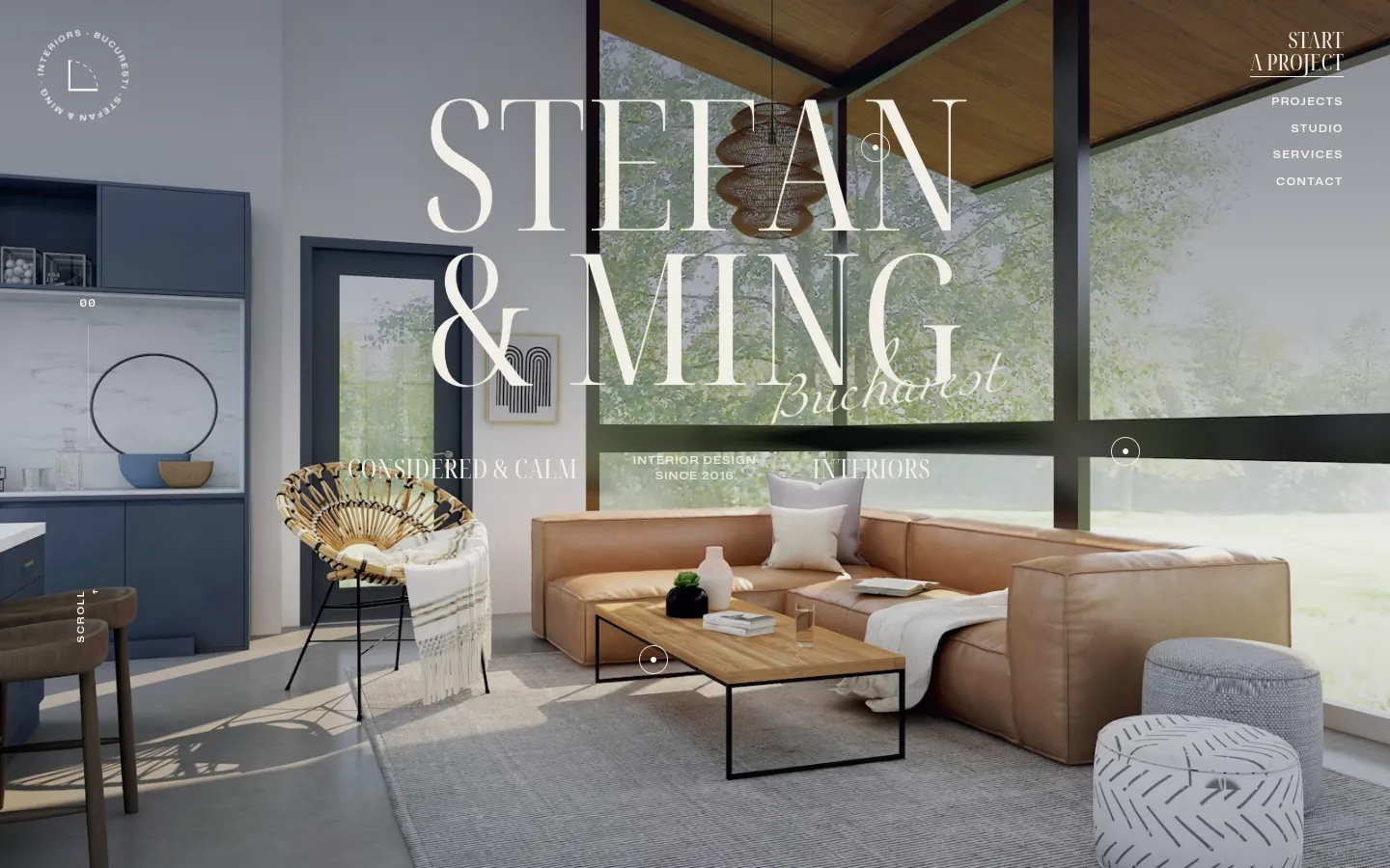 STEFAN & MING: the first screen