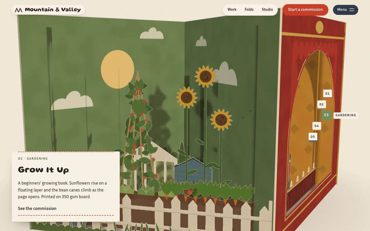 MOUNTAIN & VALLEY: a screen further down the page