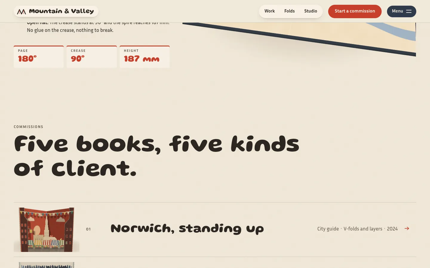 MOUNTAIN & VALLEY: a screen further down the page