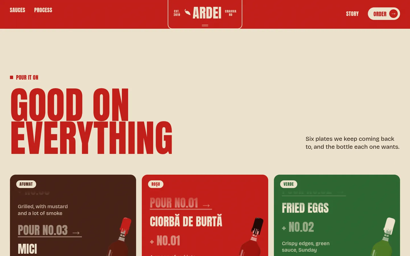 ARDEI: a screen further down the page