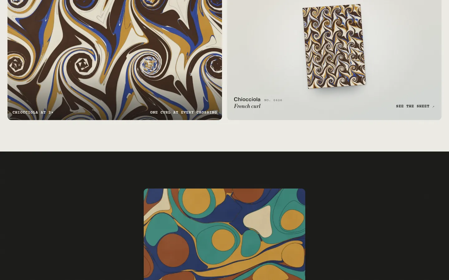 VASCA: a screen further down the page
