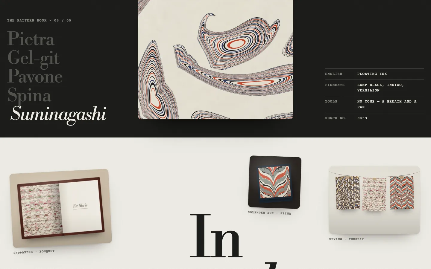 VASCA: a screen further down the page